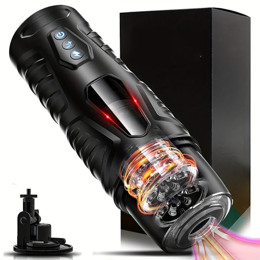 Automatic Male Masturbator Adult Toys - Man Masturbation Cup Hands Free Pocket Pussy Stroker with Sucking & Thrusting Modes, Sex Toy Realistic Blowjob Machine for Penis Stimulation