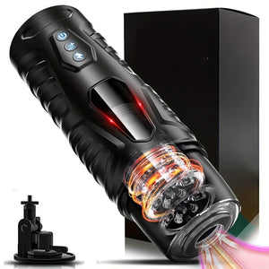 Automatic Male Masturbator Adult Toys - Man Masturbation Cup Hands Free Pocket Pussy Stroker with Sucking & Thrusting Modes, Sex Toy Realistic Blowjob Machine for Penis Stimulation