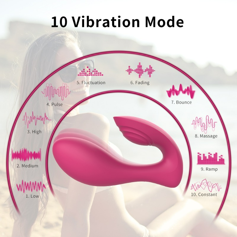 Wireless Remote Control 10 Frequency Strong Shock Panty Vibrator