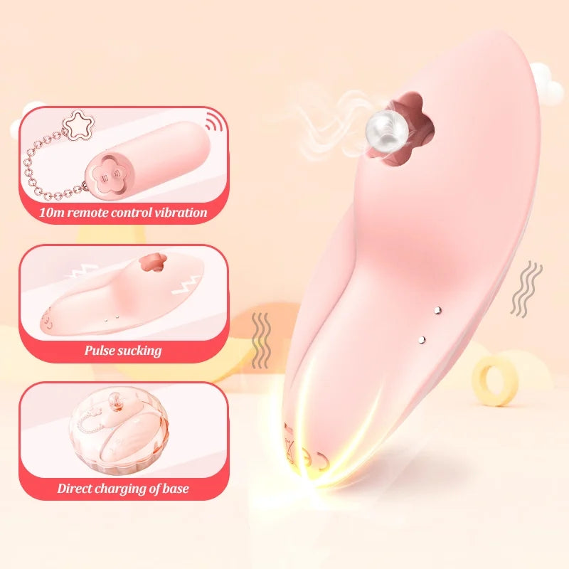 Wearable Vibrator Wireless Remote Control Clitoris Stimulator