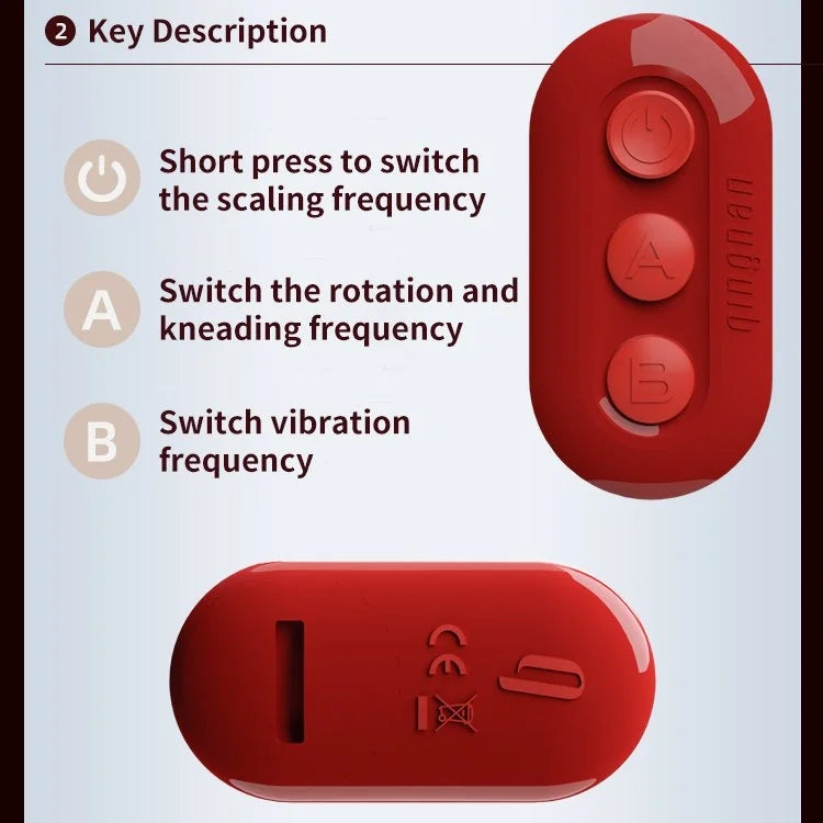 Luxury Remote Control Heating Telescopic Vibrating Sex Machine