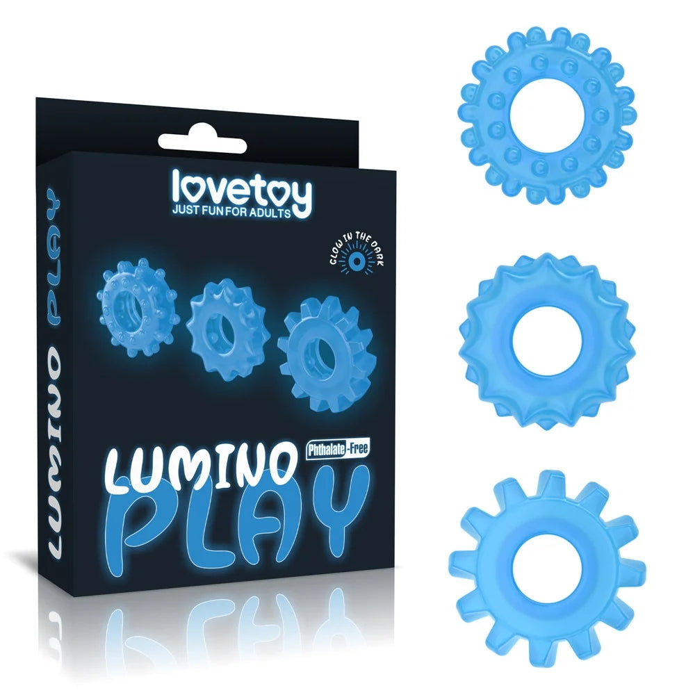 Lovetoy Lumino Play Phyhalate Free Penis Ring