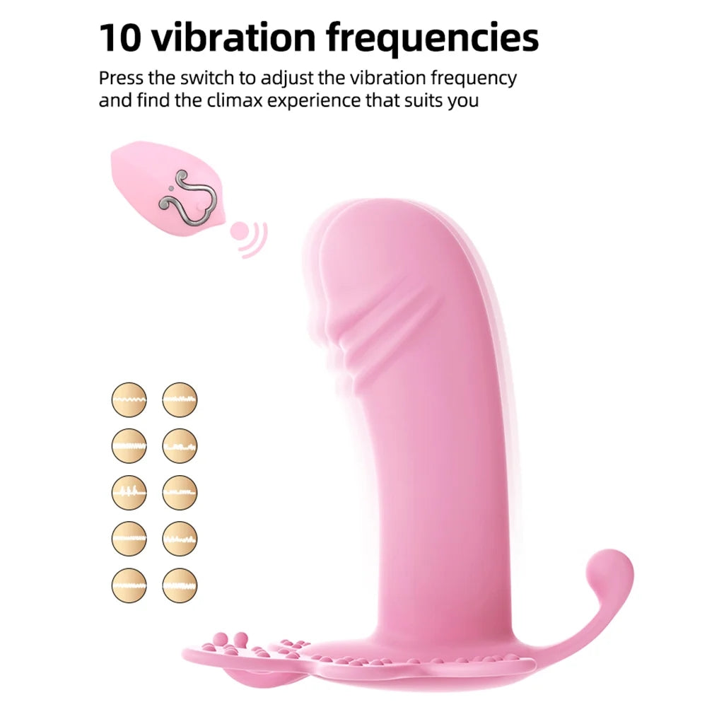 Wireless Remote Control Butterfly Panty Vibrator