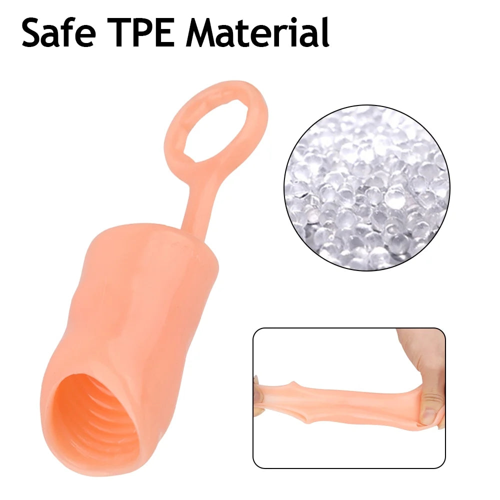 Male Reusable Penis Extender Penis Sleeve Cock Ring