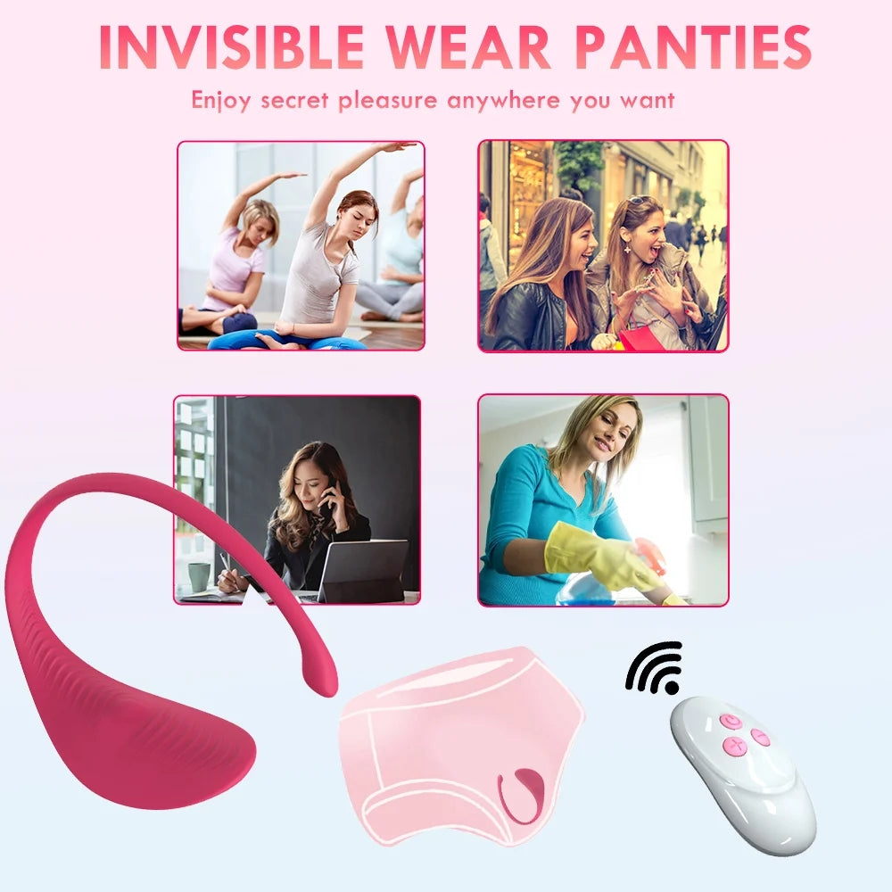 Wireless Remote Control Panties Vibrator For Women