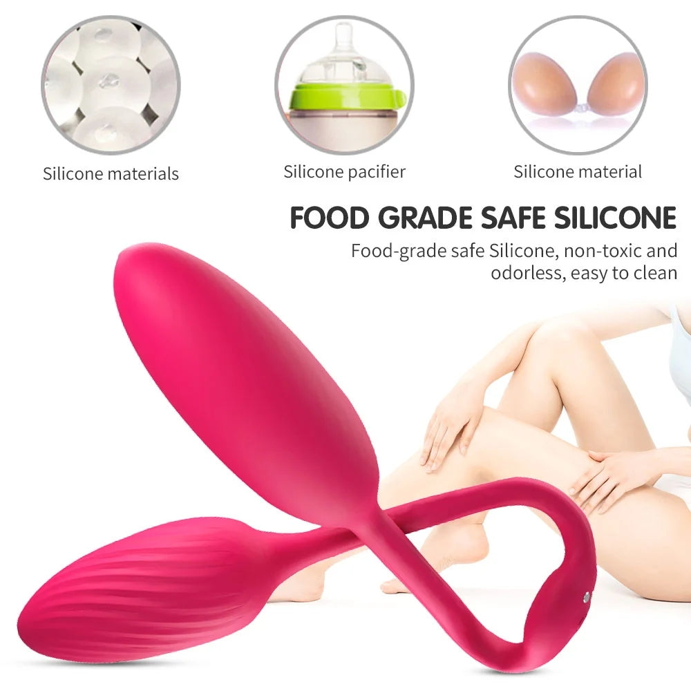 10 Frequency Vibrating G-spot Vaginal Stimulator Butt Plug With Remote Control