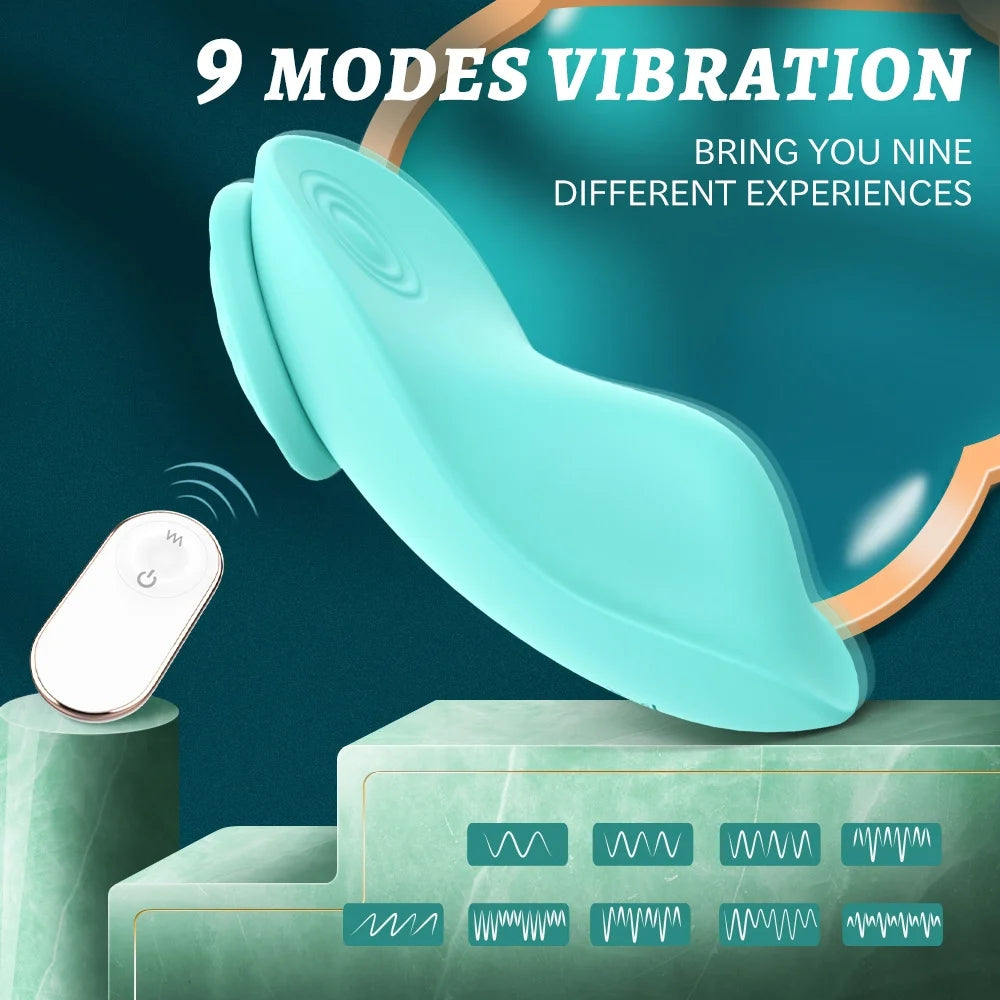 Underwear Magnetic Suction Wearable Vibrator With Wireless Electric Remote Control