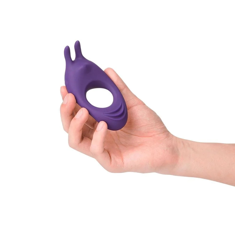 9 Vibrating Rabbit Silicone Multi-functional Cock Ring