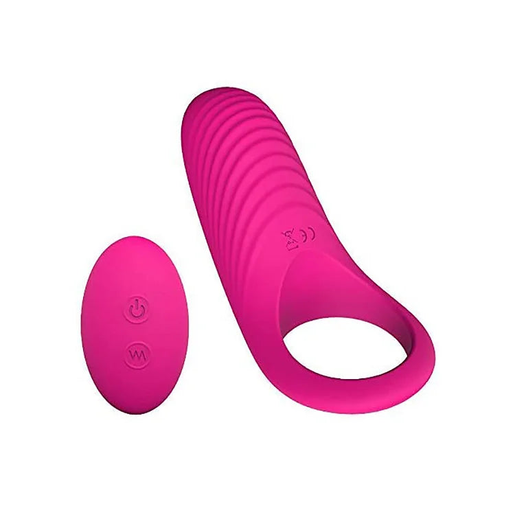 S-Hande S045 9-Speed Remote Control Penis Ring Vibrating Sex Toy