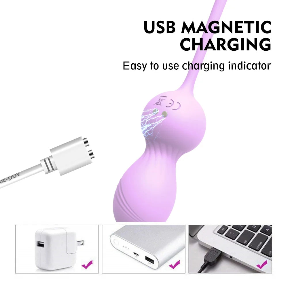 Wireless Remote Control Egg Skipping Female Masturbator