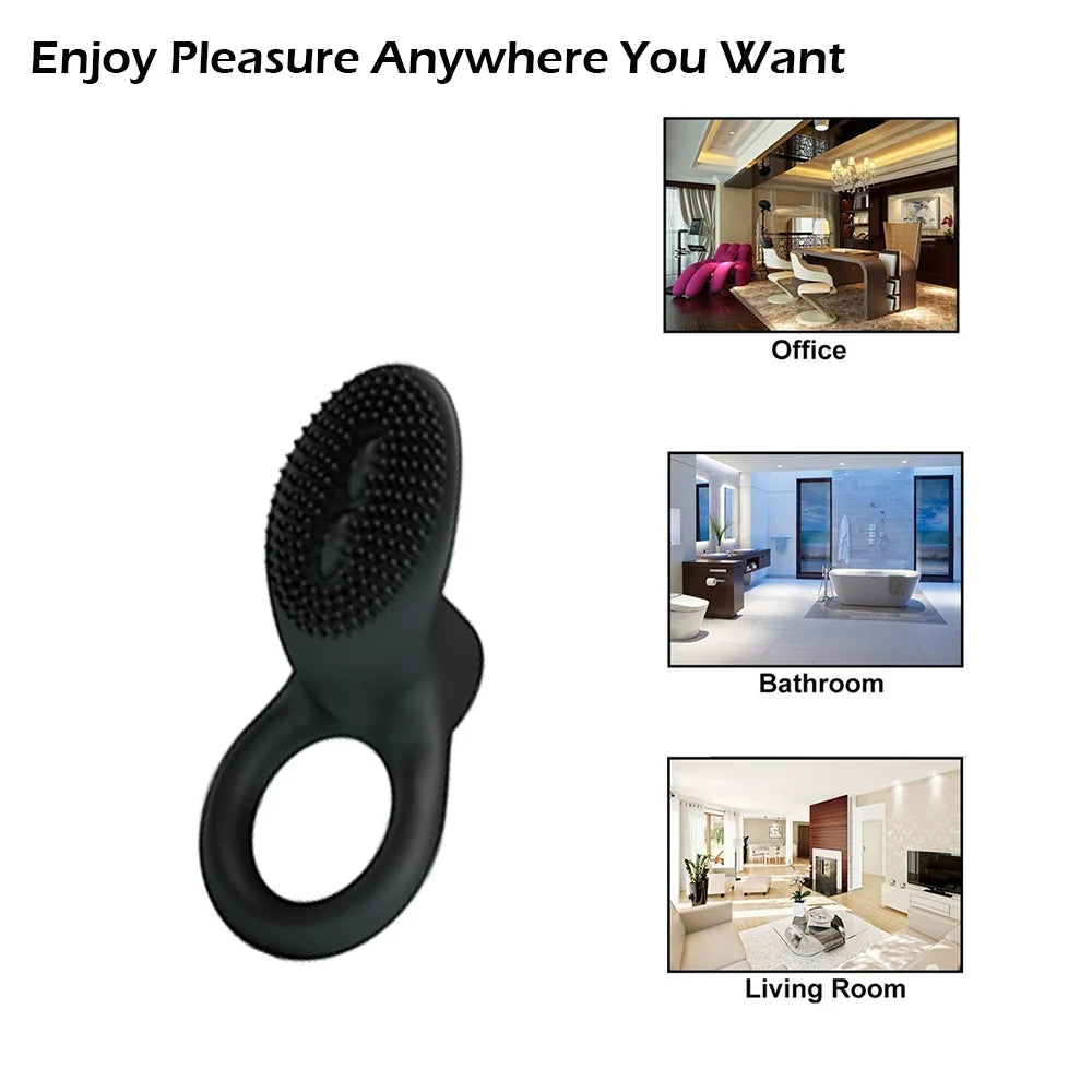 Penis Cock Ring Delay Ejaculation Lock Ring Clitoral Stimulator