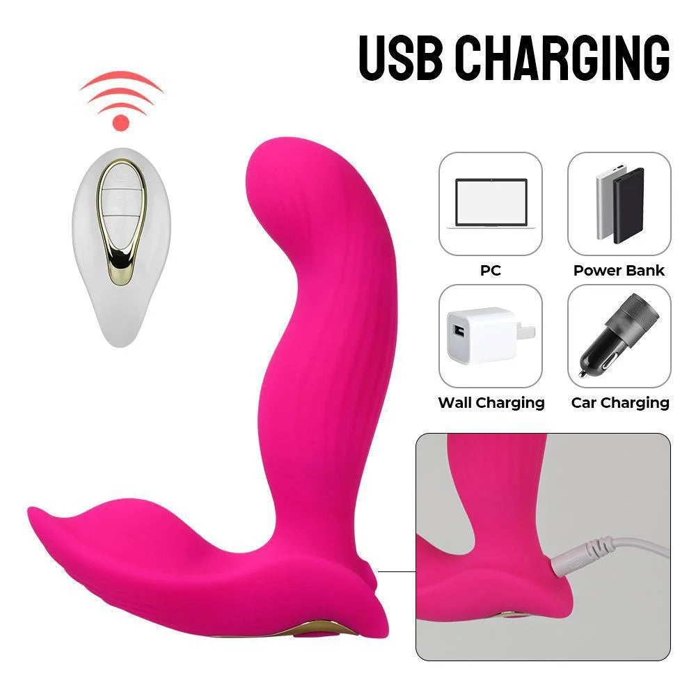 10 Frequency Wiggling Strong Shock Panty Vibrator