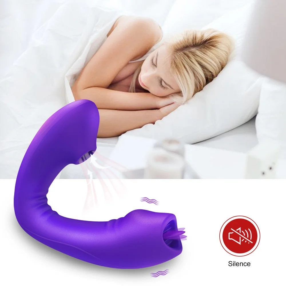 3-in-1 Wireless Remote Control Tongue-licking Sucking Panty Vibrator