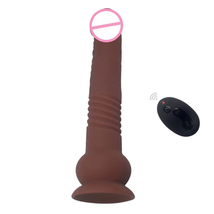 The Commander Remote Control Telescopic Vibrating Dildo