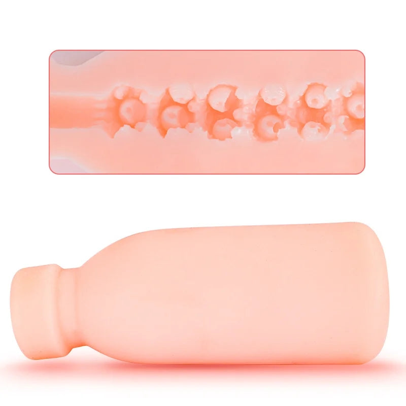 Milk Bottle Realistic Vaginal Male Masturbation Cup