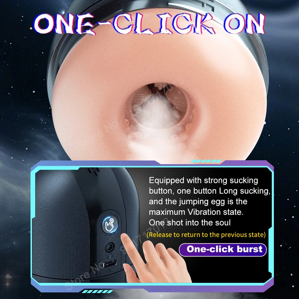 APP Remote Automatic Sucking Male Masturbator Cup Real Vagina Vibration Blowjob Masturbation Heated Sex Machines Toys For Man