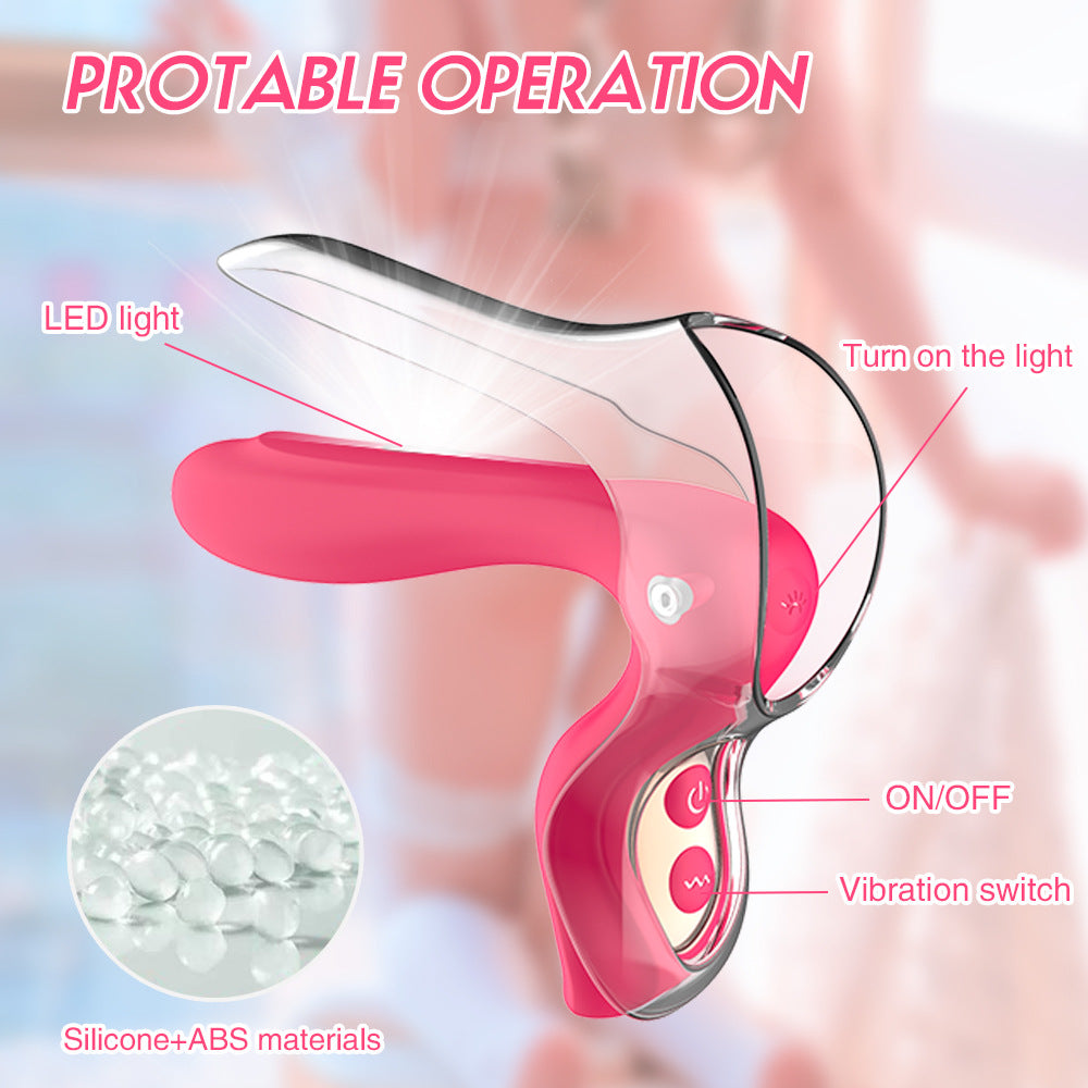 2 In 1 10 Frequency Wearable Vibrator Vaginal Dilator