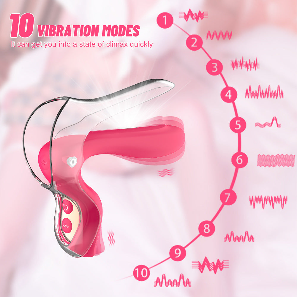 2 In 1 10 Frequency Wearable Vibrator Vaginal Dilator