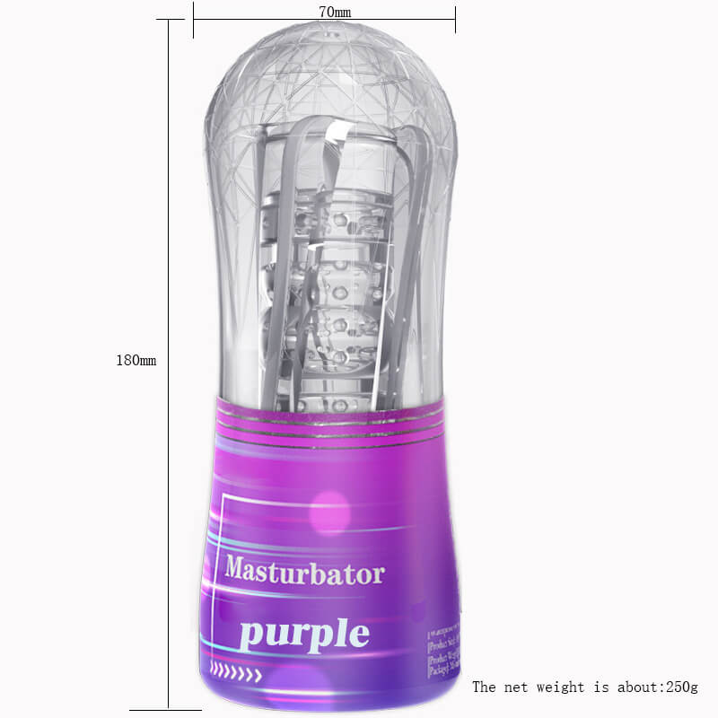 Crystal Transparent Male Masturbator Training Cheap Aircraft Cup-ZhenDuo Sex Shop-ZhenDuo Sex Shop