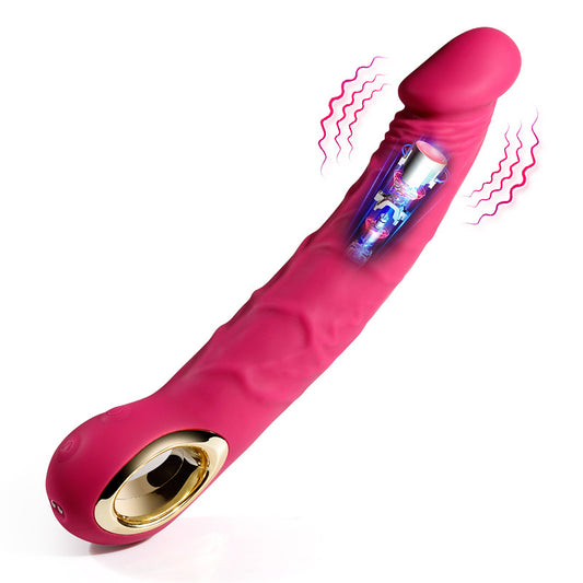 Handheld Heated Vibrating Bendable Dildo