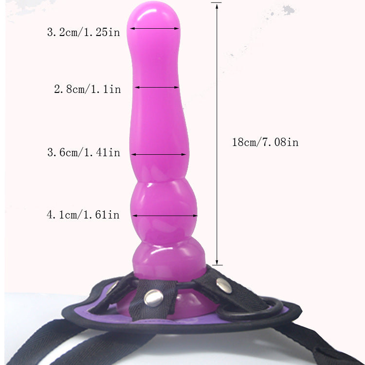 Unisex Wearable Dildo for A Beginner Adjustable Harness Sex Toy