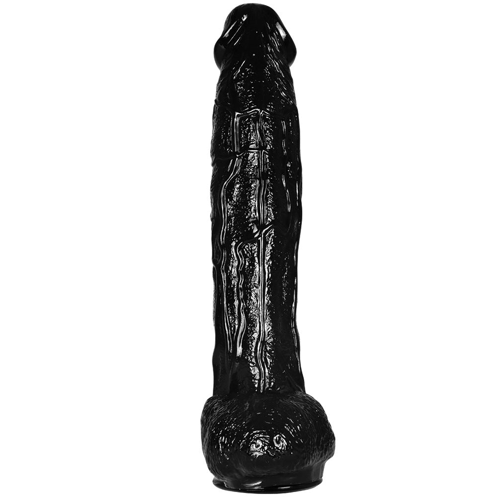 42cm Gigantic Super Large Waterproof Suction Cup Black Dildo