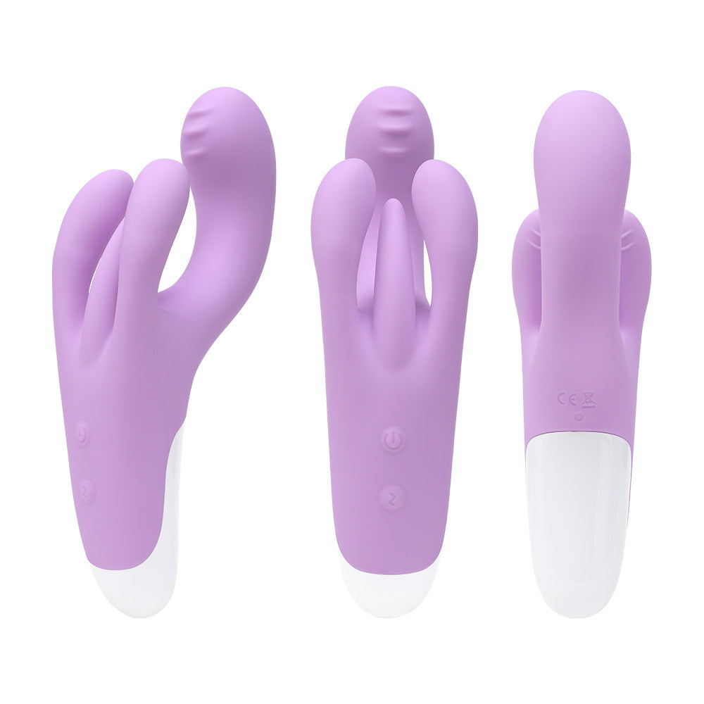 3 Vibrations 10 Speed Breast G-spot Vaginal Simultaneous Stimulator