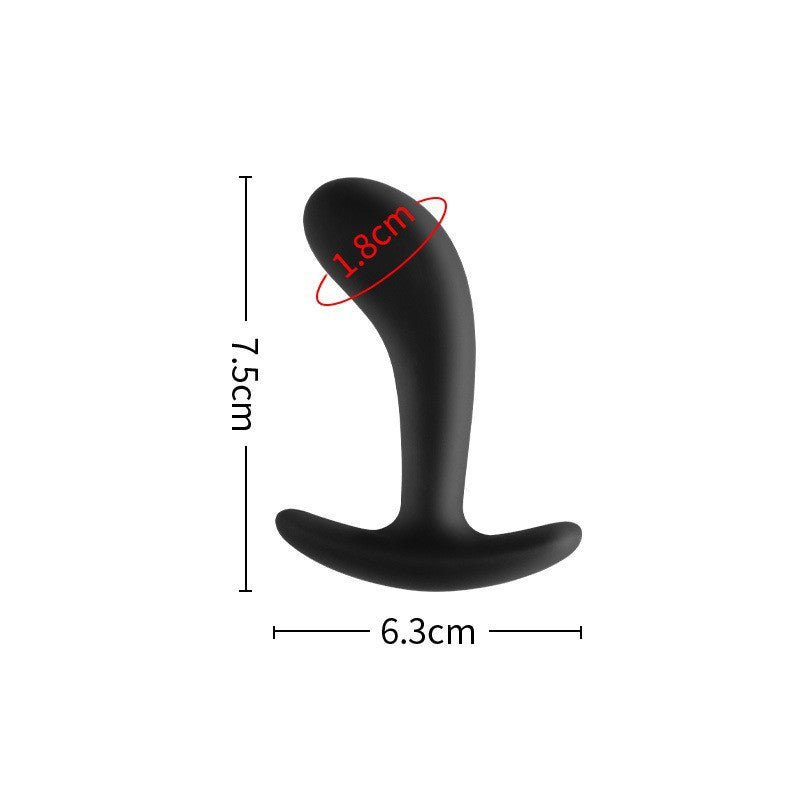 Pack of 3 Silicone Anal Plugs Training Set with Flared Base Prostate Sex Toys