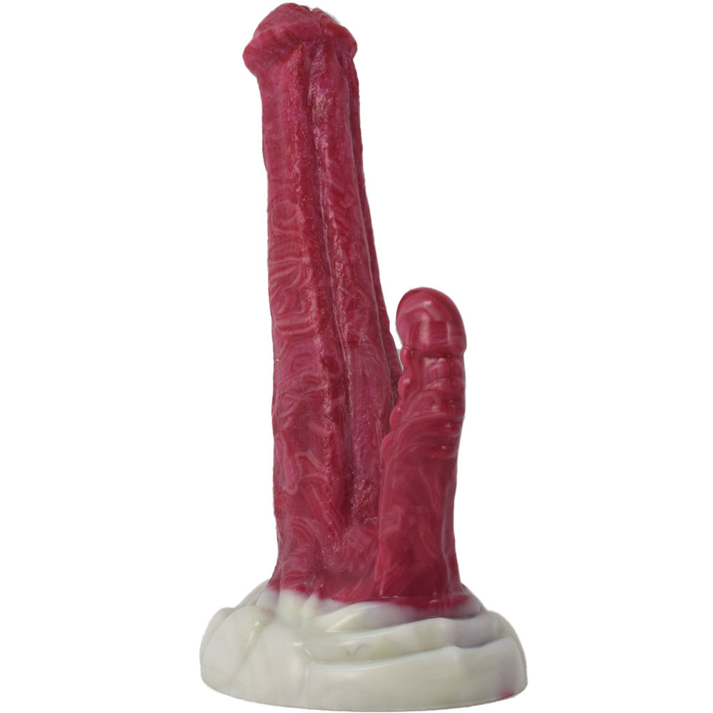 Large and Small Dragon Horse Tess Double Headed Dildo