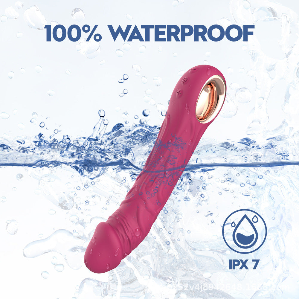 Handheld Heated Vibrating Bendable Dildo