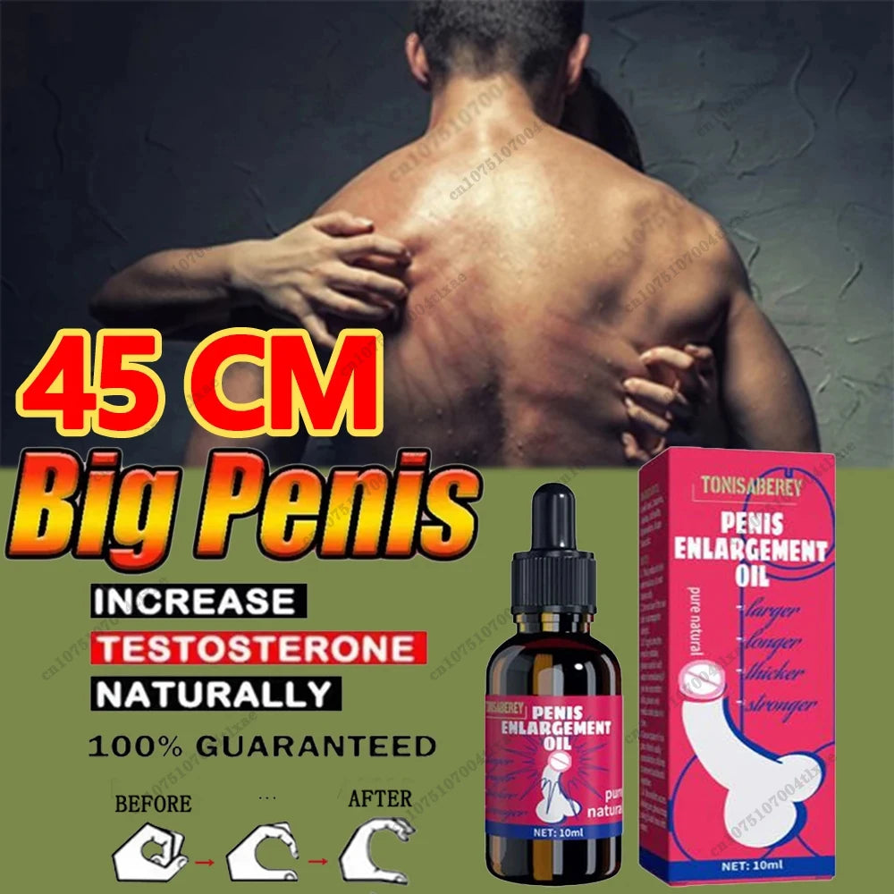 Penies Enlargement Oil Original Permanent Penis Growth Thickening Oil Enlarge For Men Enhance Dick Erection Big Cock Massage Oil