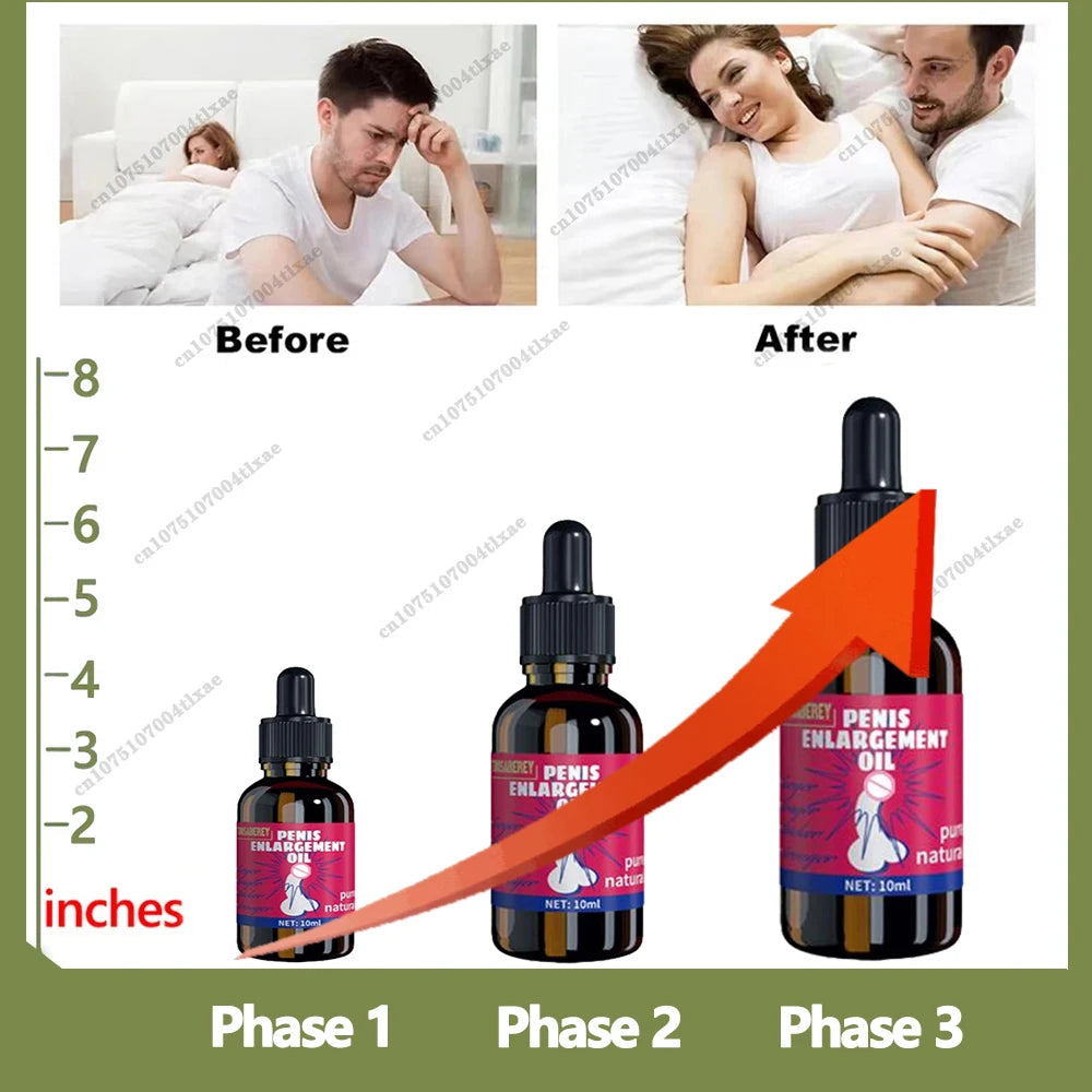 Penies Enlargement Oil Original Permanent Penis Growth Thickening Oil Enlarge For Men Enhance Dick Erection Big Cock Massage Oil