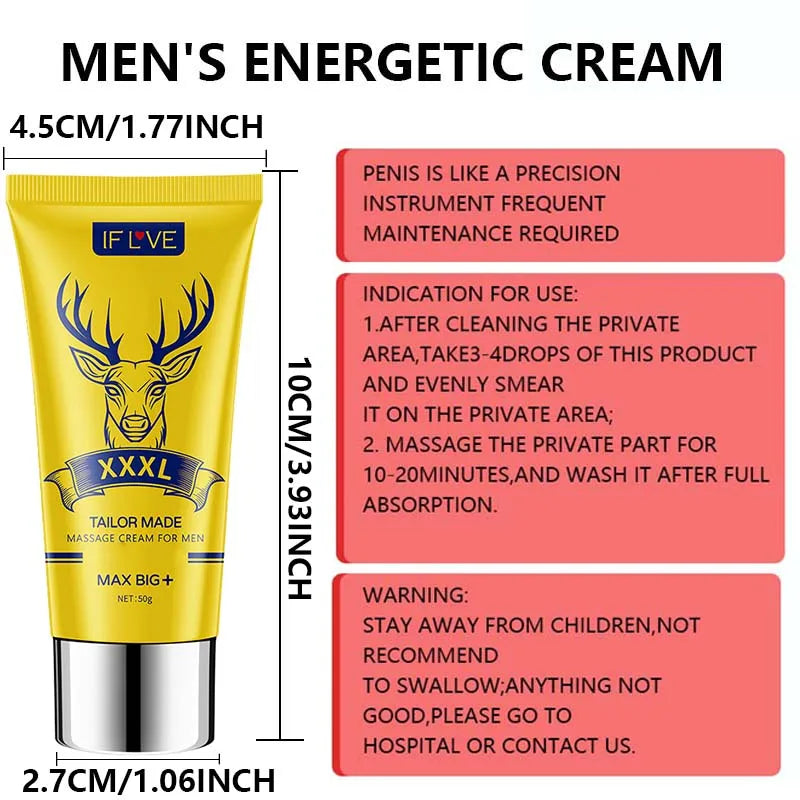 Penis Permanent Thickening Growth Man Massage Enlargement Oils Cock Erection Enhance Big Dick Enlarge Liquid Men XXL 20g