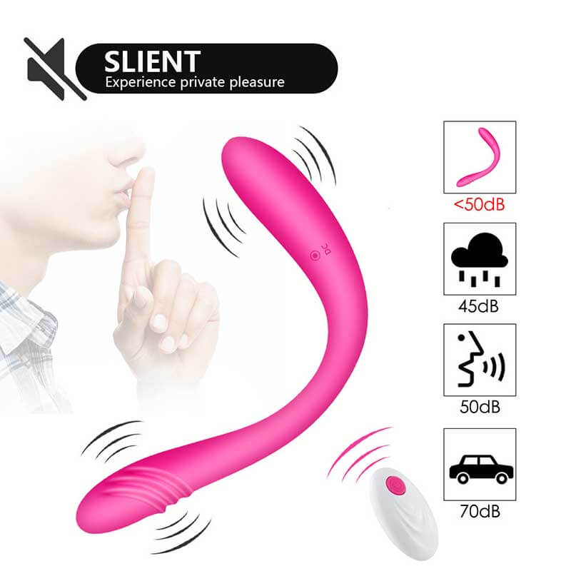 Wireless Reomte Control Vibrating Double Ended Dildo Vibrator 14.6inch-ZhenDuo Sex Shop-ZhenDuo Sex Shop