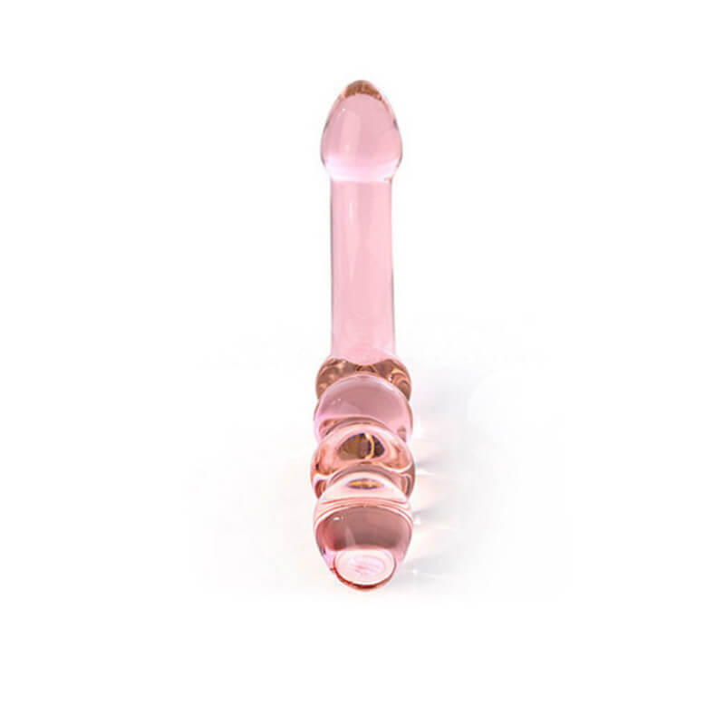 Ribbed G-Spot Glass Dildo 18cm-ZhenDuo Sex Shop-ZhenDuo Sex Shop