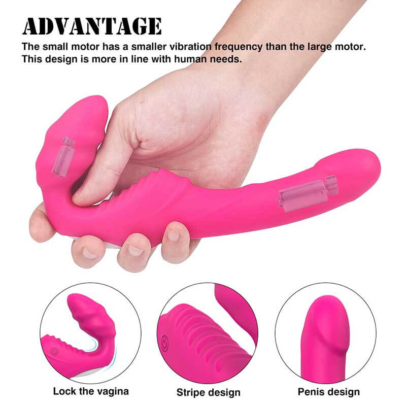 S-Hande NANA Remote Control Vibrating Strapless Strap-On Dildo-ZhenDuo Sex Shop-ZhenDuo Sex Shop