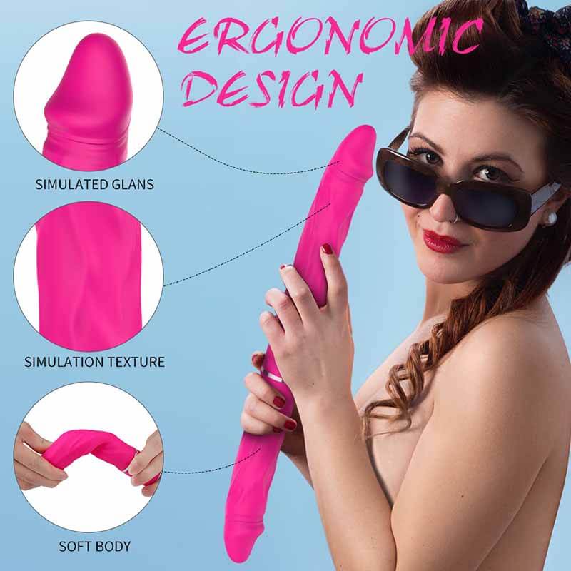 S-Hande S156 Remote Control Double-Ended Dildos w/ 9x9 Vibrations-ZhenDuo Sex Shop-ZhenDuo Sex Shop