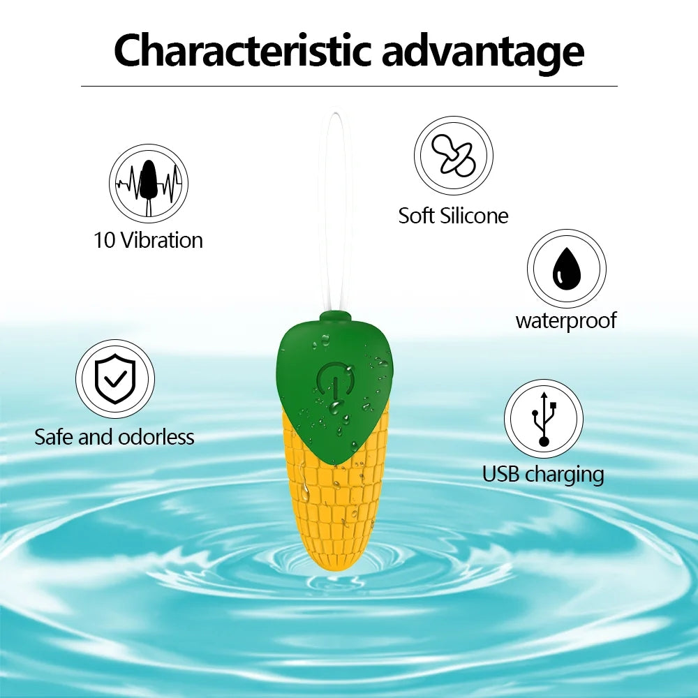 Wireless Remote Control Warming Vibrating Corn