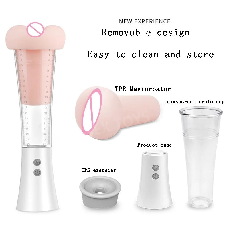 Male Masturbation Cup, Penis Extender, Vacuum Pump