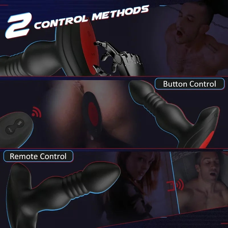 Hale - Wireless Remote Control Thrusting And Vibrating Prostate Massager