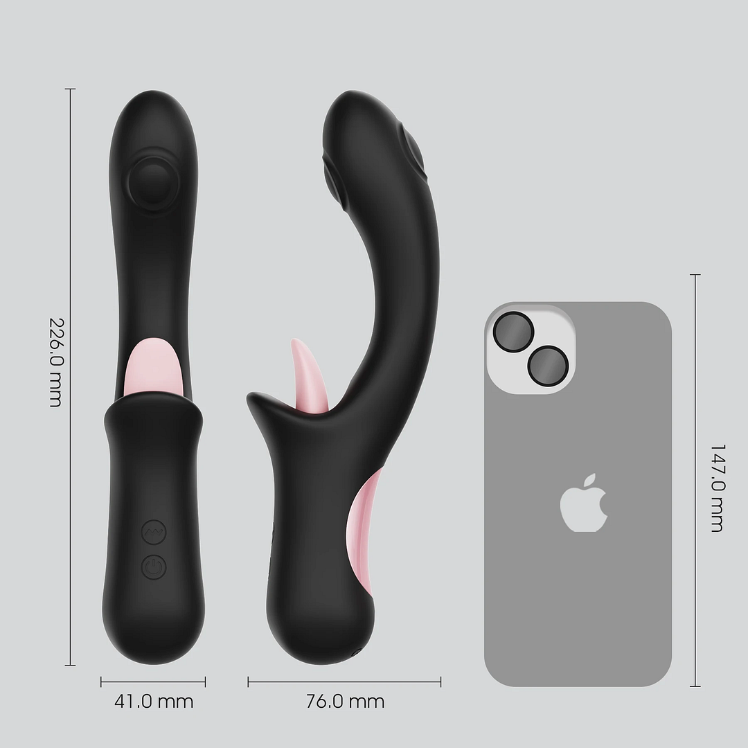 Clitoris Tongue Licking Flap Vibrator