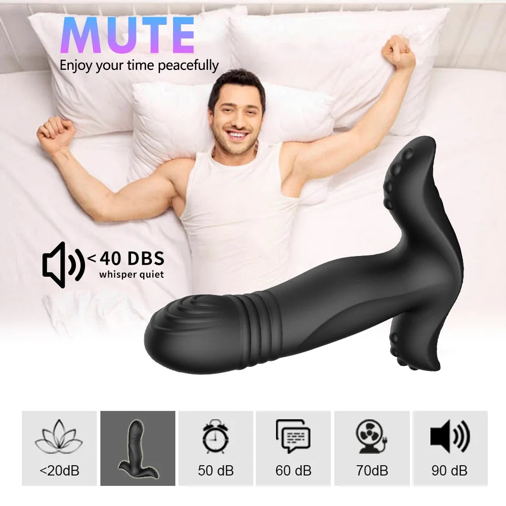 Edward - Wireless Remote Control Telescopic Vibrating Prostate Massager