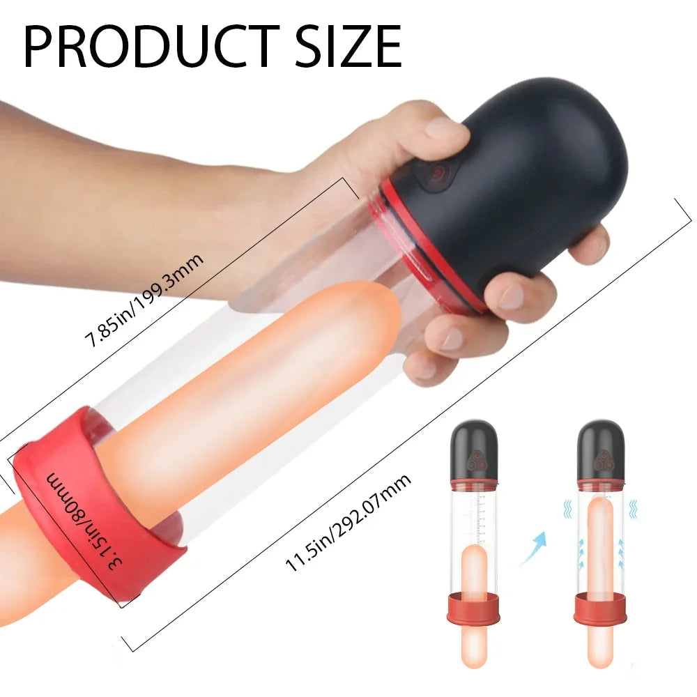 S193 Air Strong Shock And Suction Male Penis Pump