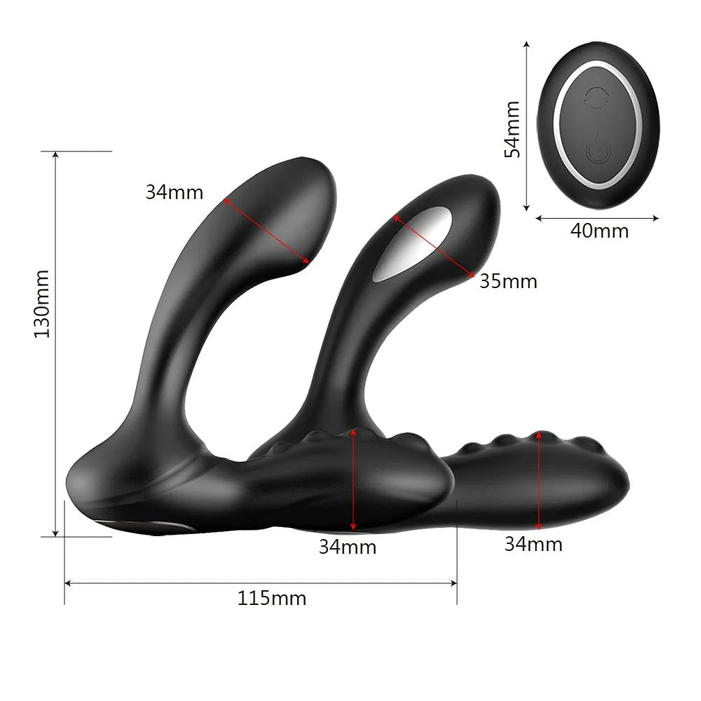 Anal Vibrator Anal Butt Plug 8 Speeds Electric Shock Prostate Massager