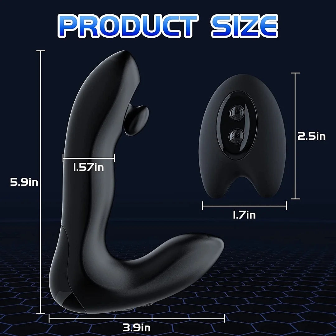 2-in-1 Tapping & Vibrating Prostate Massager