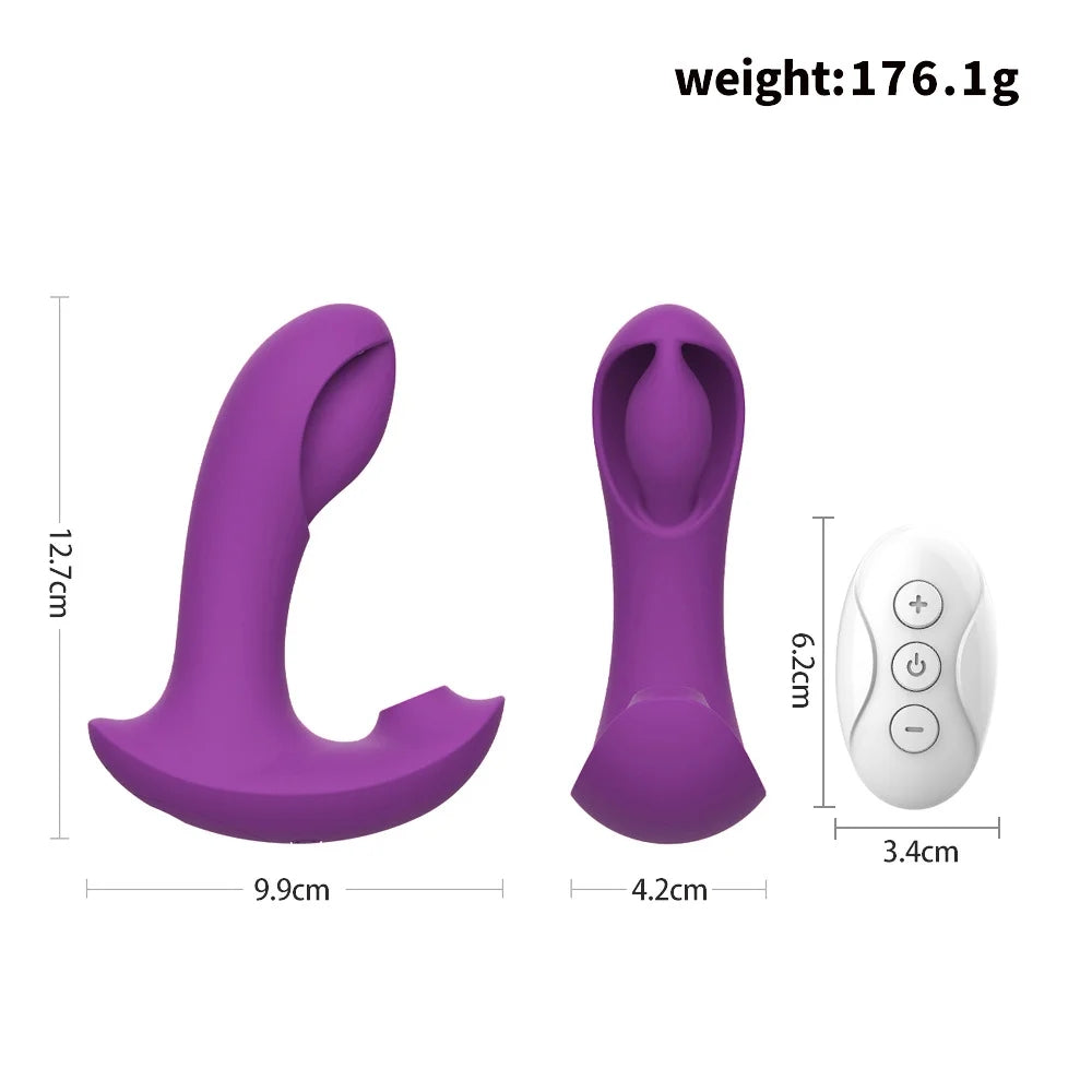 Remote Control Sucking Wearable G-spot Vibrator