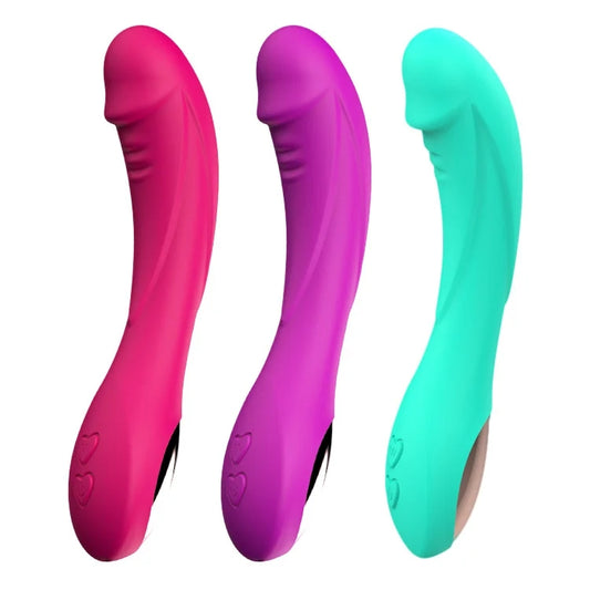 12 Frequecy Strong Shock Vibrating Dildo