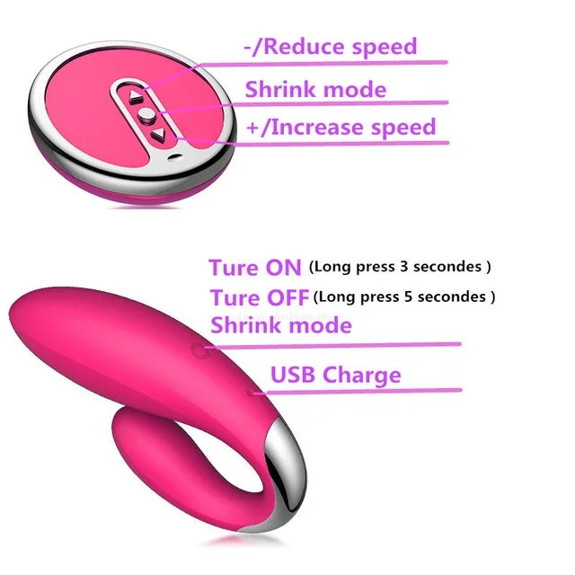 8 Speed AV Remote Control Vibrator