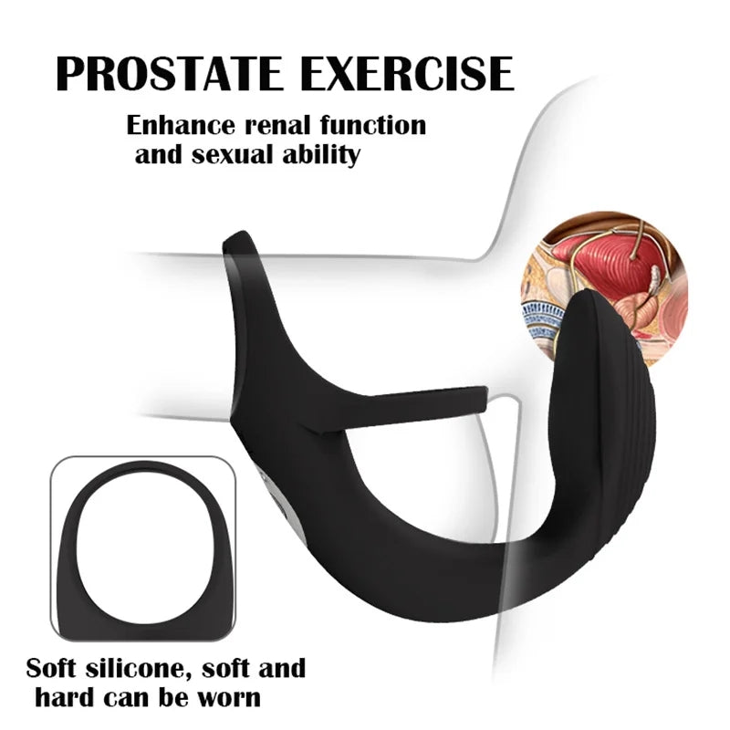 Male Prostate Massagers Vibrator Penis Rings Vibrator