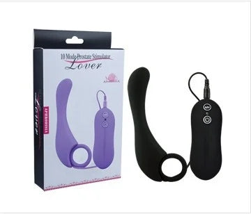 10 Frequency Vibrating Anal Plug G-point Stimulation Sex Toy For Adults